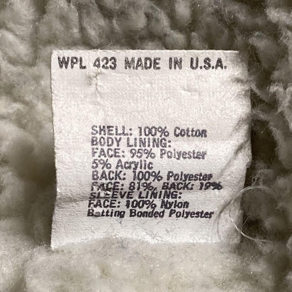 Vintage 70s Levi’s Made in USA Sherpa Lined Denim Trucker Jean Jacket Men's 38 R - Picture 6 of 7